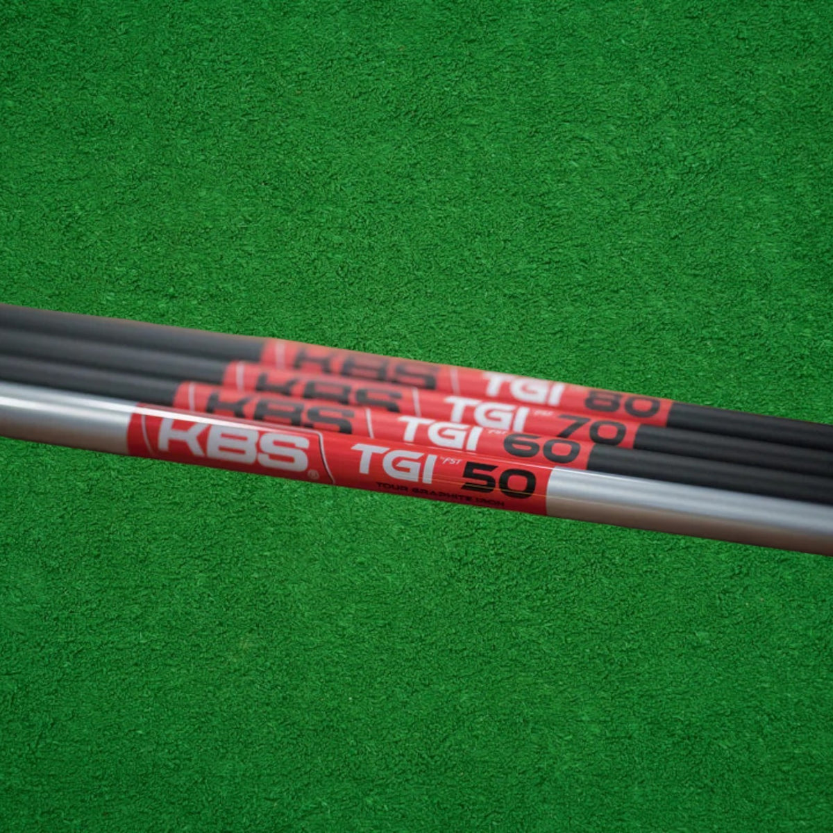 Golf Iron Shaft Set - Graphite TGI Tour KBS Custom Flex & Weight Options