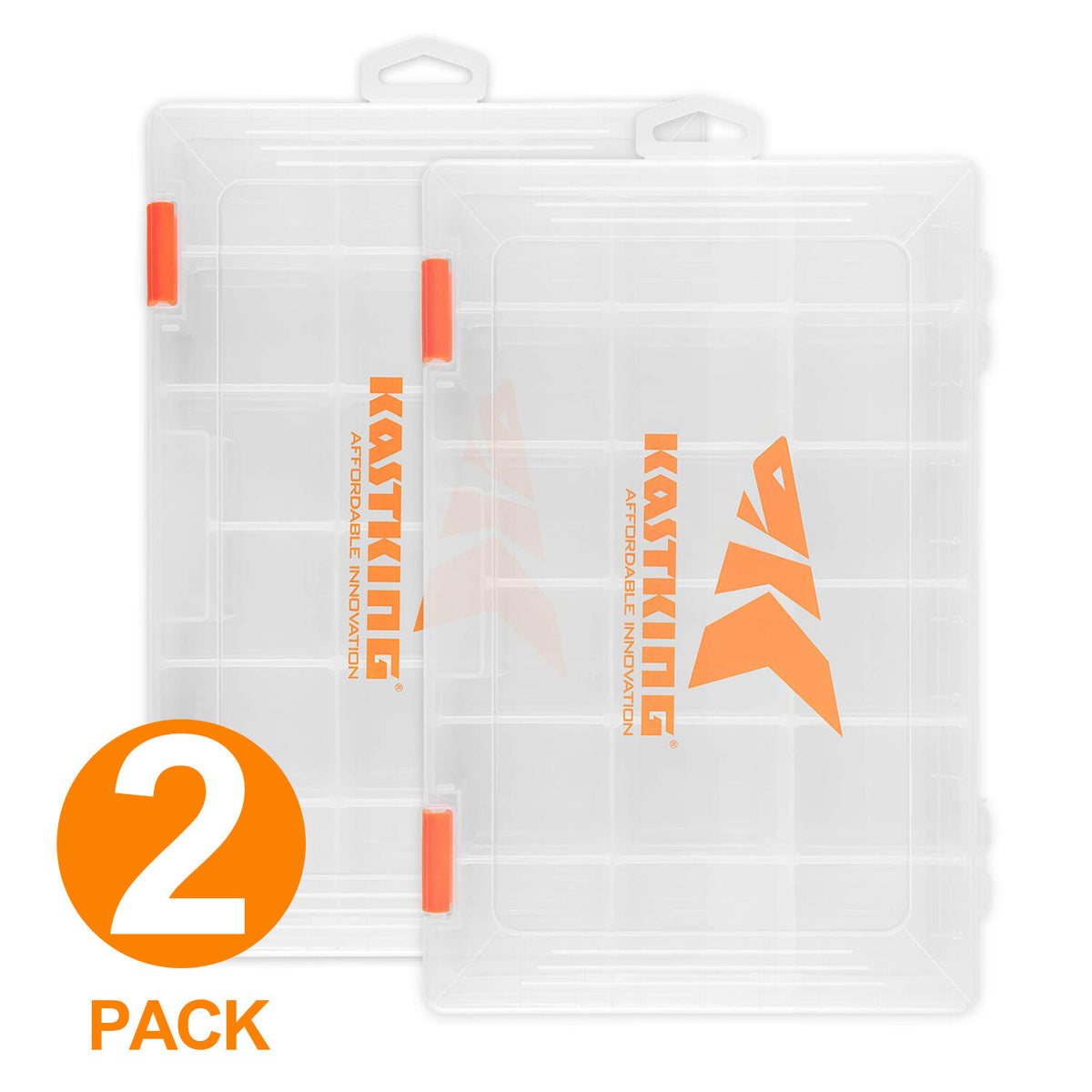 Plastic Tackle Box Set for Fishing Storage - Multiple Sizes & Pack Options
