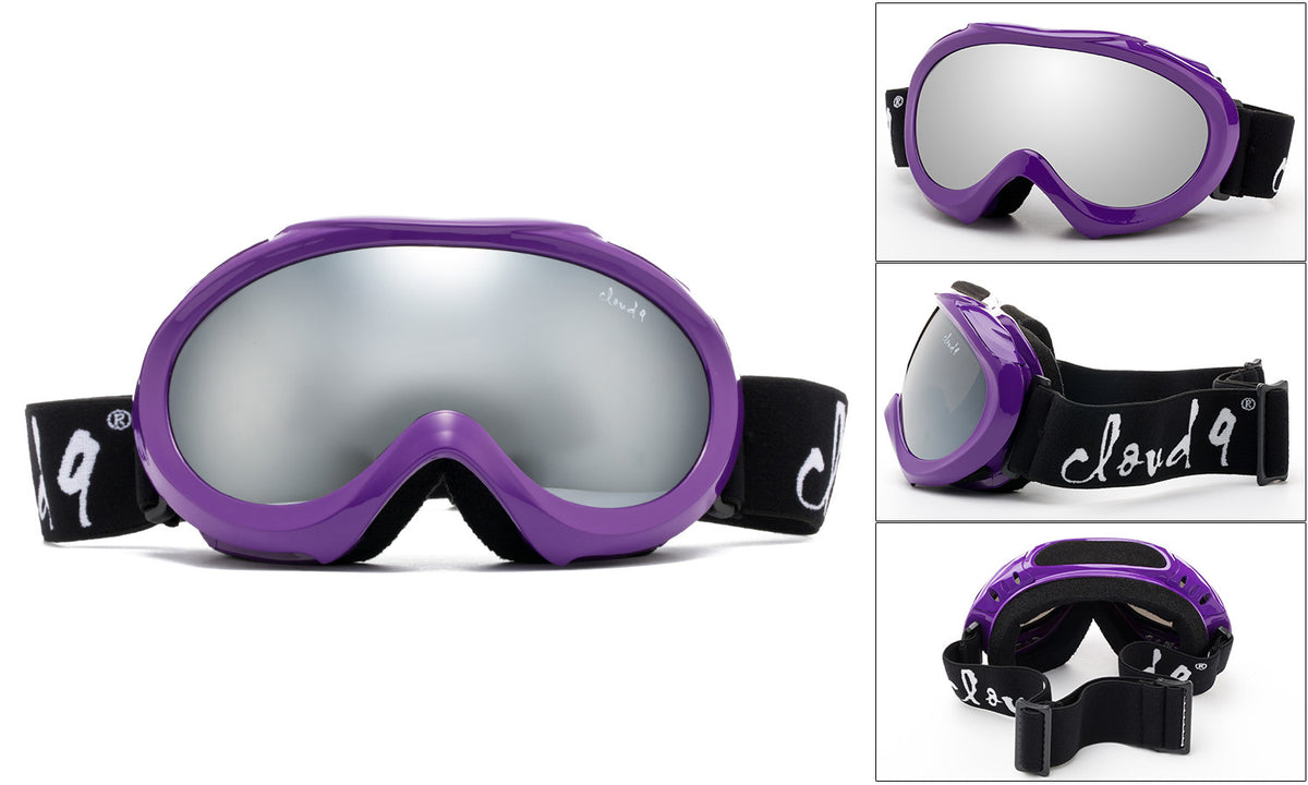 Kids Snow Ski Goggles Dual Lens Youth Ski Goggle with Pouch - Multiple Colors