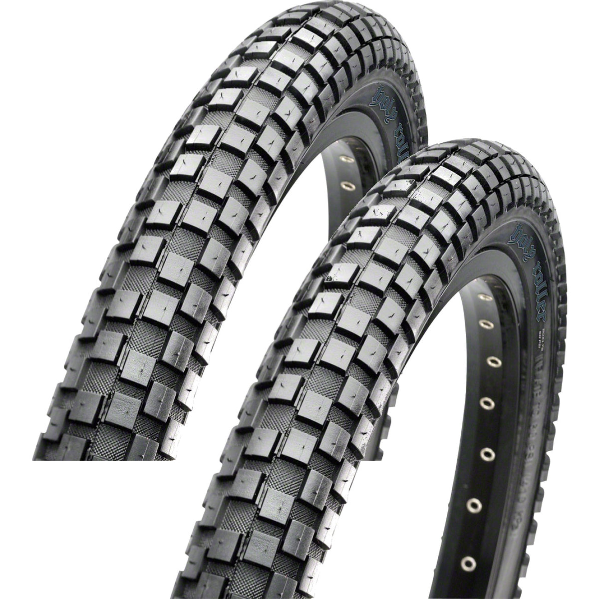 Maxxis Holy Roller BMX Tires Bundle 26x2.4 & 20x2.2 Clincher Wires Durable