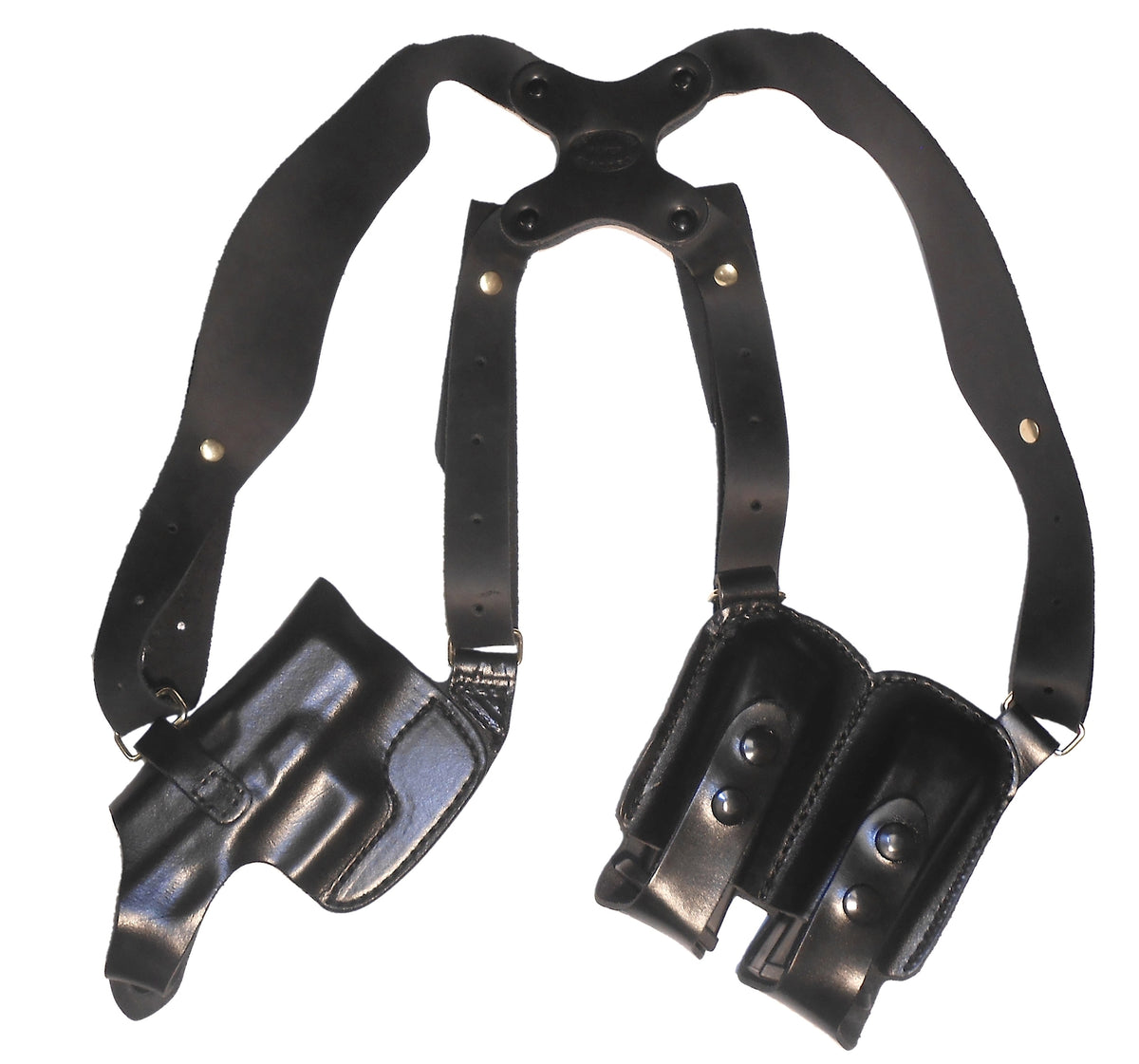 Leather Shoulder Gun Holster for CZ 97B - Ambidextrous, Adjustable