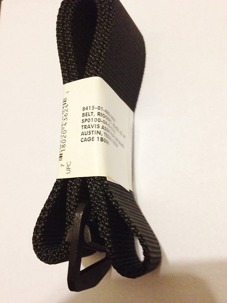 US Military Tactical Nylon Riggers Belt 32-36 Inch Heavy Duty Black