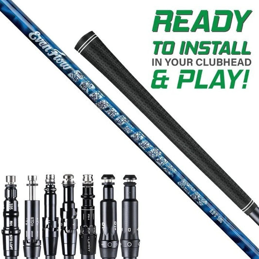 Golf Driver Shaft 55g Stiff Flex with Adapter & Grip - Project X Riptide CB