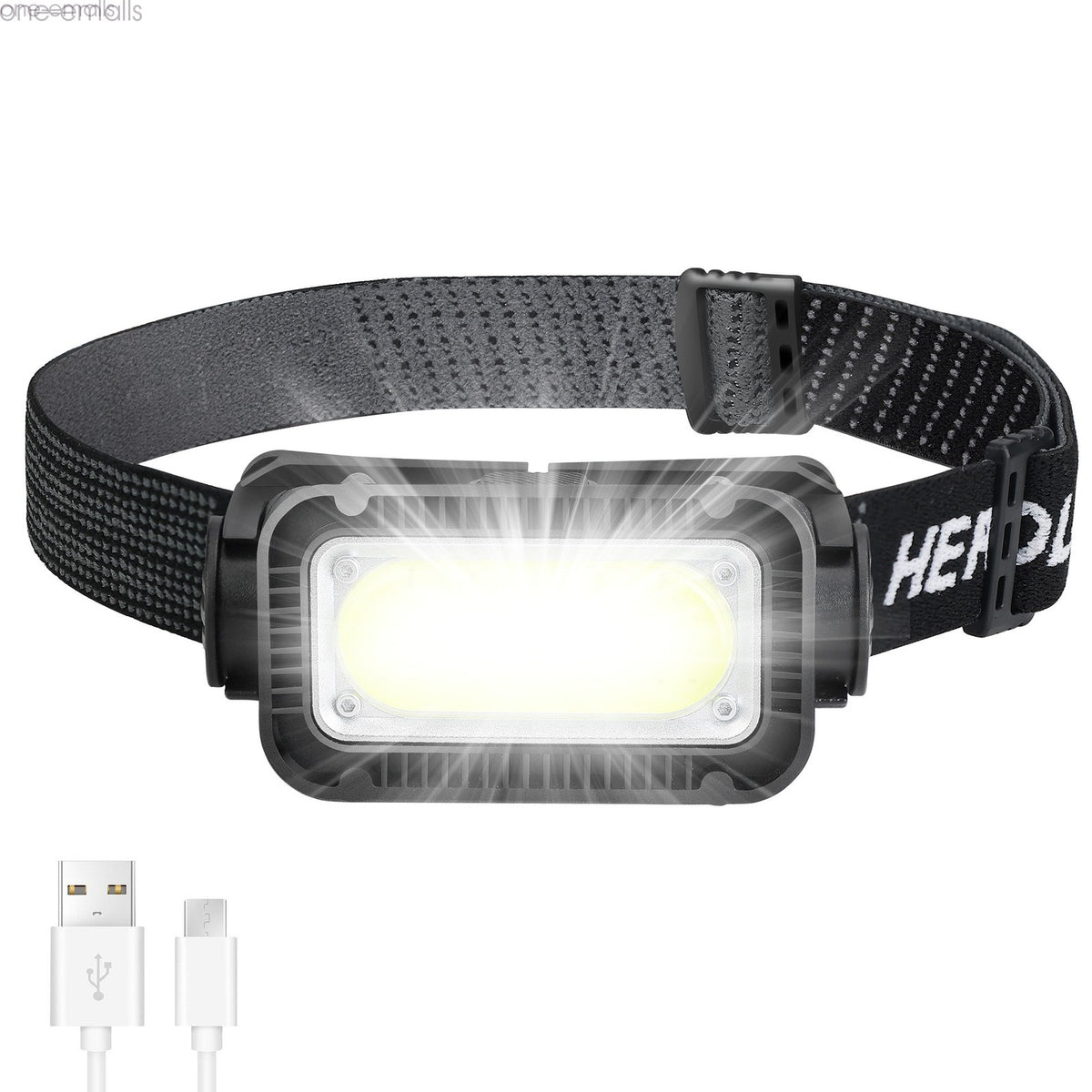 Rechargeable LED Headlamp with COB Light and Red Light for Outdoor Work