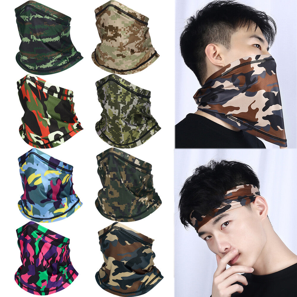 Cooling Neck Gaiter Face Mask Sun Shield Windproof Bandana for Outdoors