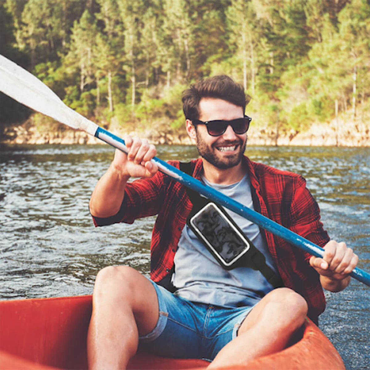 Waterproof Phone Waist Pack Belt for Outdoor Water Sports Travel