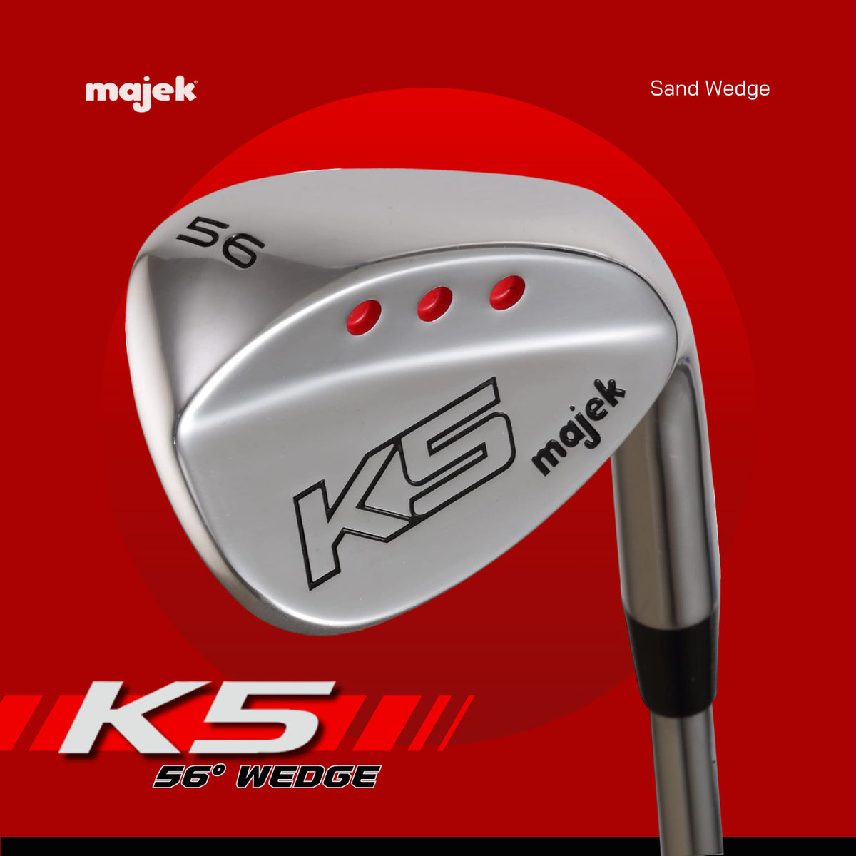 Men's 56° Sand Wedge Golf Club for Right Handed Players - Steel Shaft, 35.5"
