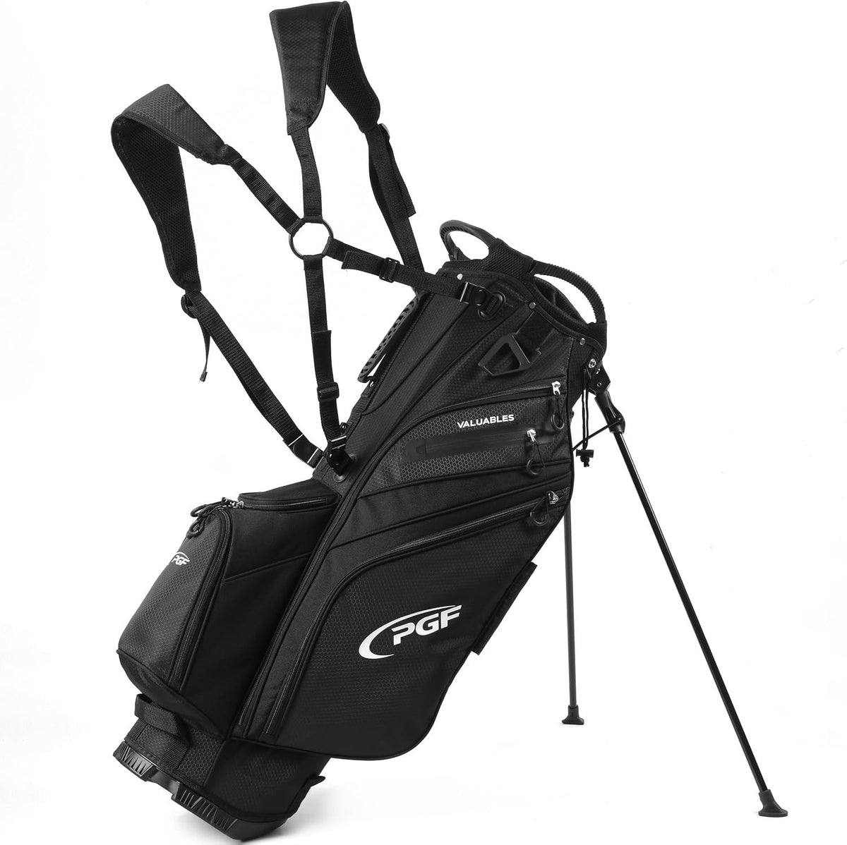 9.5-Inch 14-Way Golf Stand Bag with Full-Length Dividers and Multiple Pockets