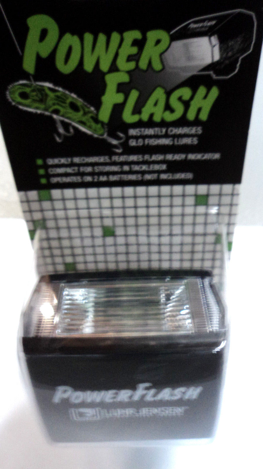 Glow-in-the-Dark Fishing Lure Charger - Instant Power Flash for Baits