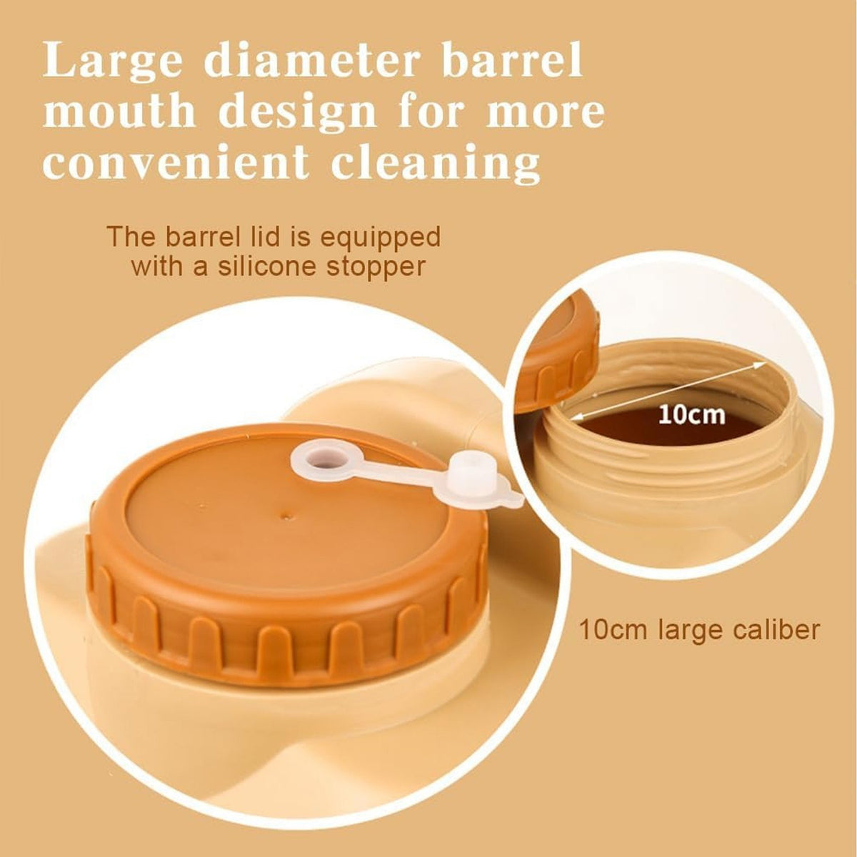 20L Outdoor Water Container with Spigot for Camping and Emergency Use