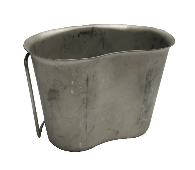 Genuine US Military 1 Quart Stainless Steel Canteen Cup - Heavy Duty, New