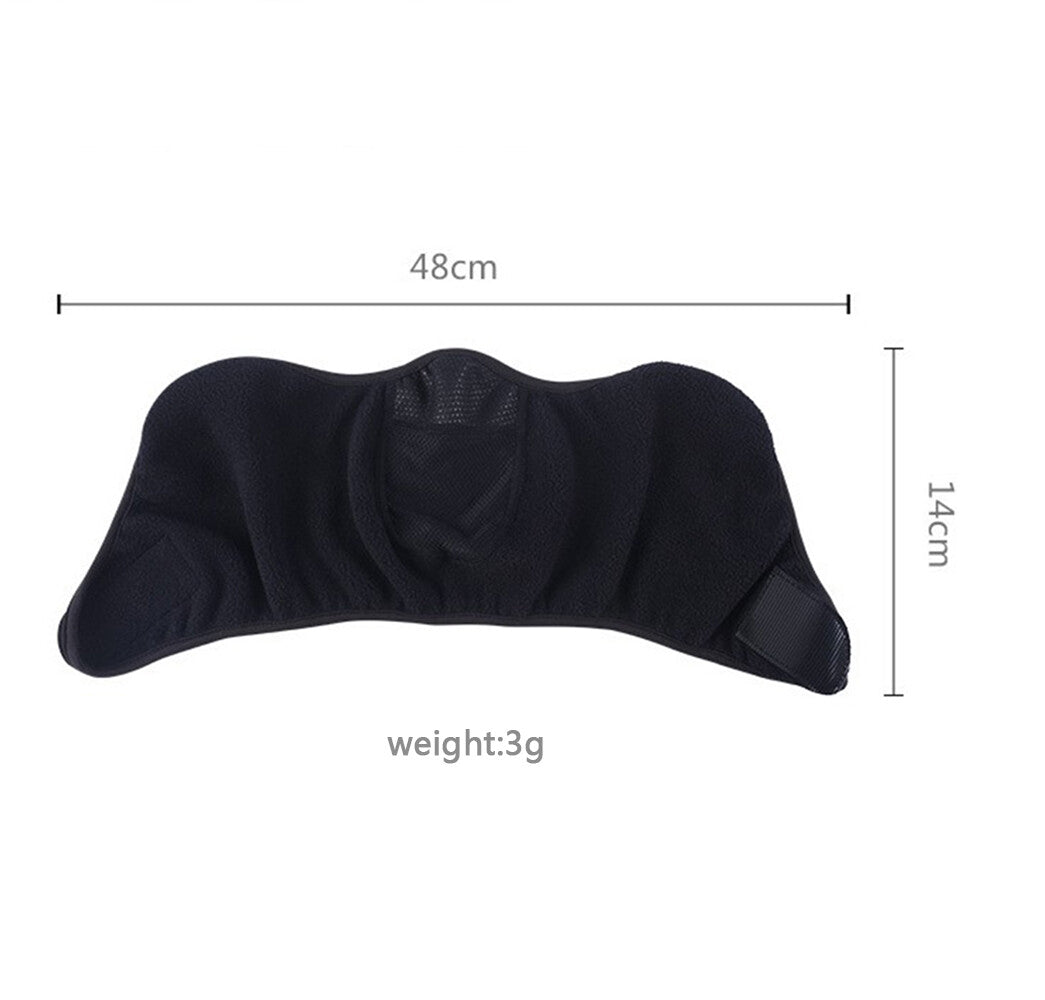 Unisex Winter Half Ski Mask with Ear Warmer, Windproof Fleece Face Cover