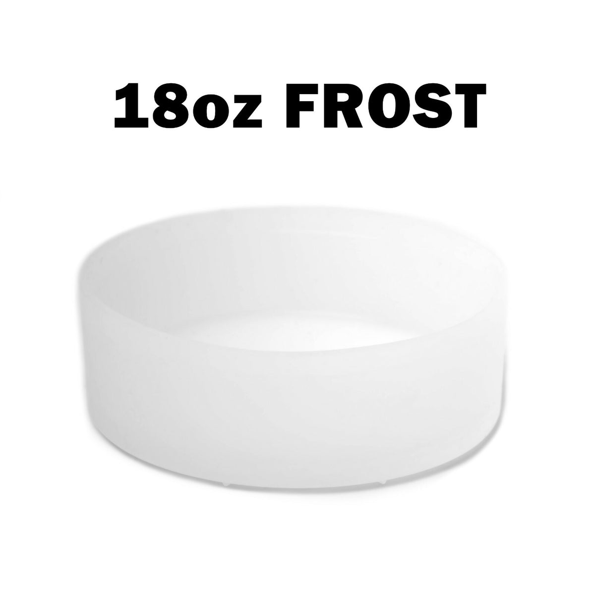 Silicone Bottle Sleeve Protector for Yeti Rambler 18oz & 12oz Bottles - Black Frost Smoke