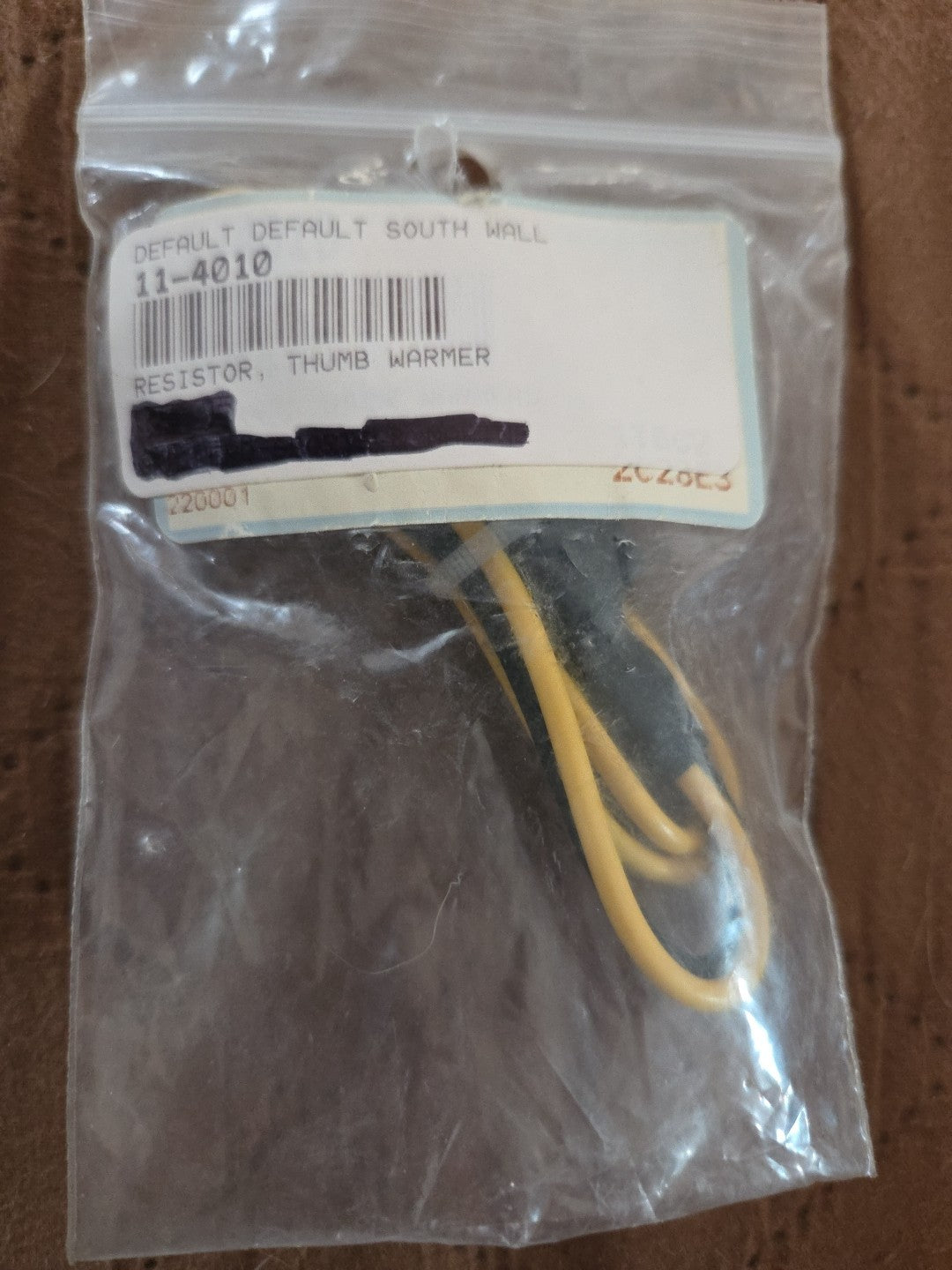 Thumb Warmer Resistor 11-4010 - Electronic Component for Hand Warmers
