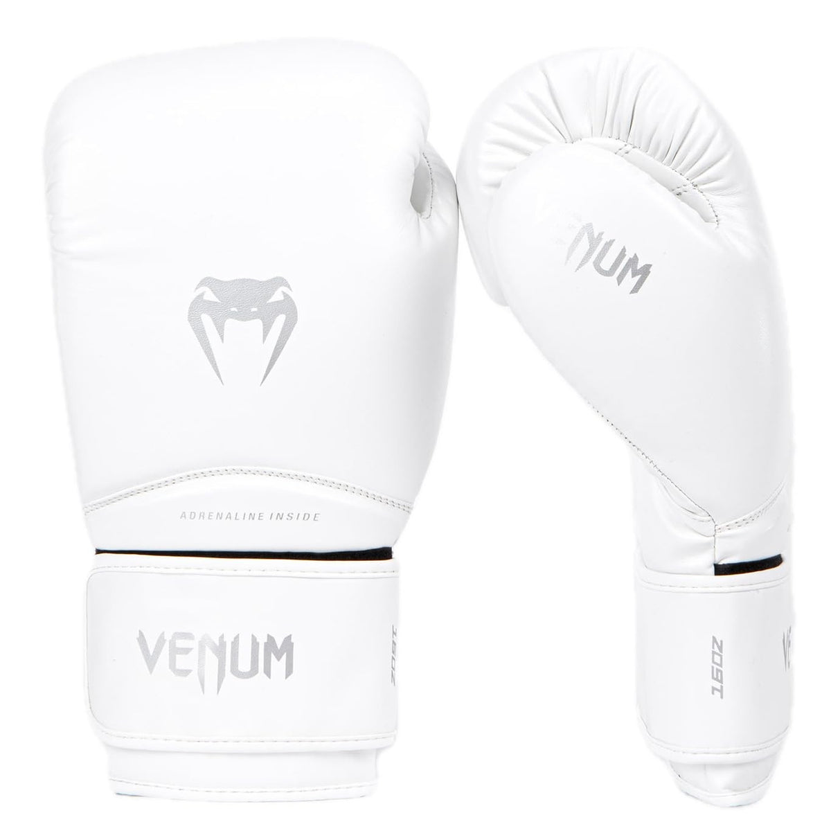 Venum Contender 1.5 Boxing Gloves - White Silver 14 oz