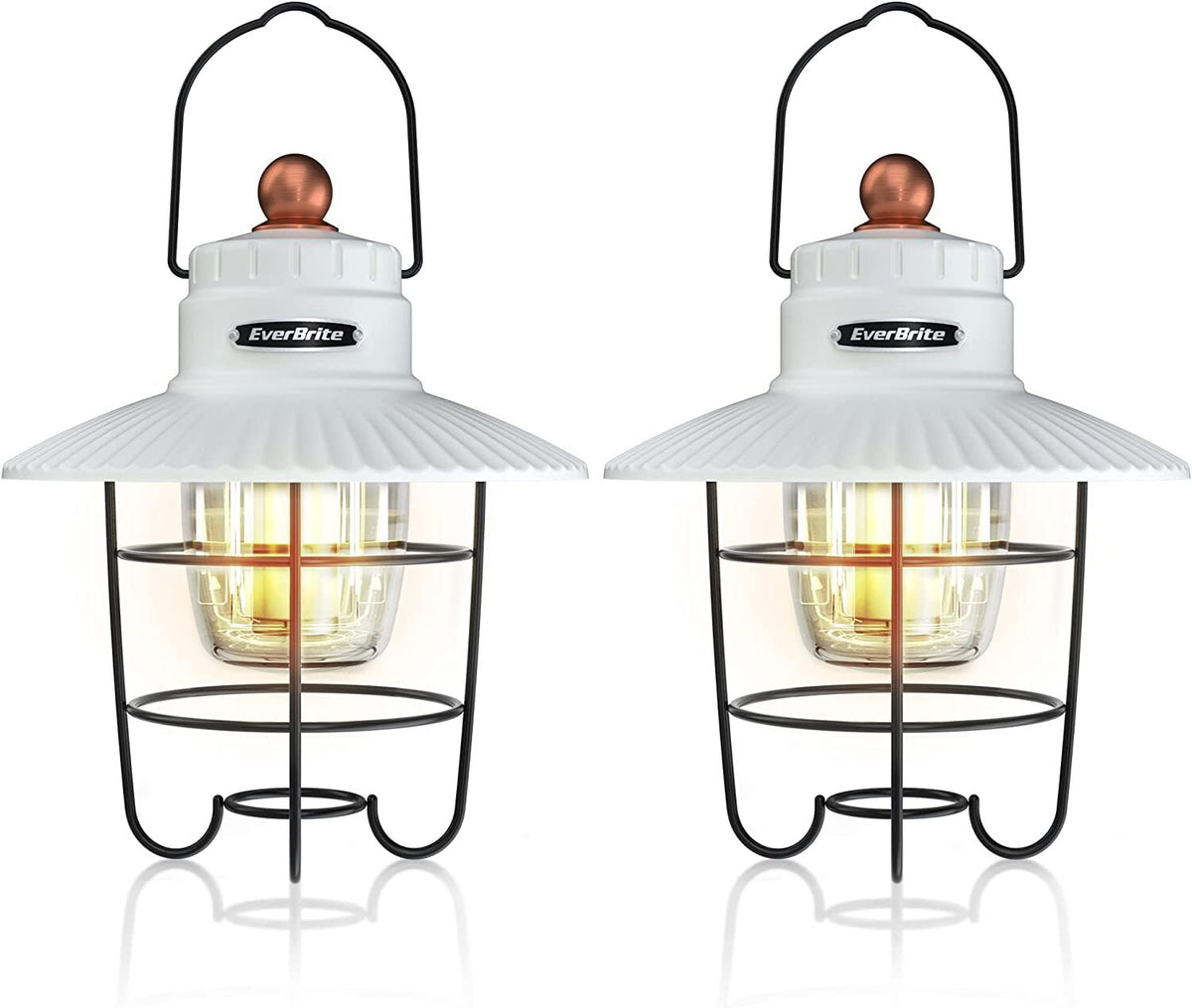 LED Camping Lantern Rechargeable 550 Lumens with 3 Light Modes and Power Bank