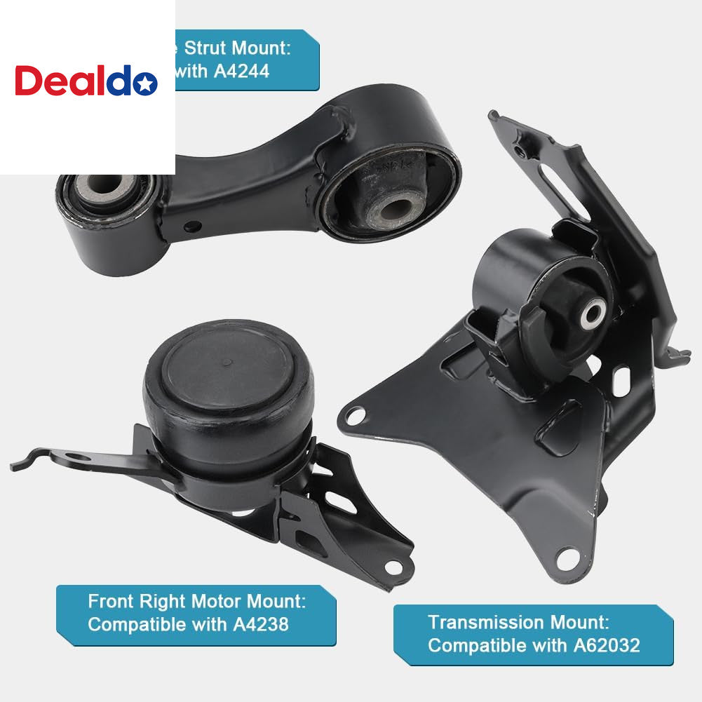 Engine and Transmission Mount Kit for Toyota Yaris 1.5L Manual