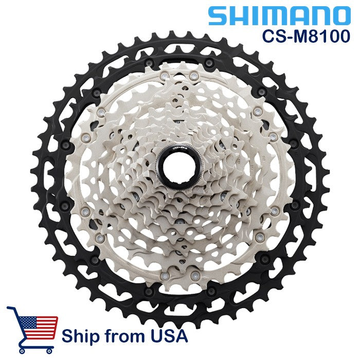 Shimano XT CS-M8100 12-Speed MTB Cassette 10-51T Micro Spline, Lightweight Gear
