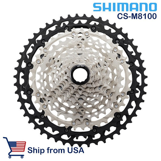 Shimano XT CS-M8100 12-Speed MTB Cassette 10-51T Micro Spline, Lightweight Gear