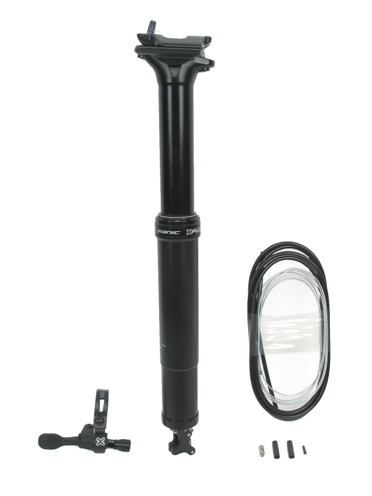 Mountain Bike Dropper Seatpost 34.9mm 100mm Travel Internal Routing Remote Included