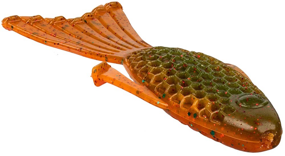 Salt-Infused Soft Plastic Creature Bait 4 Inch for Bass Fishing