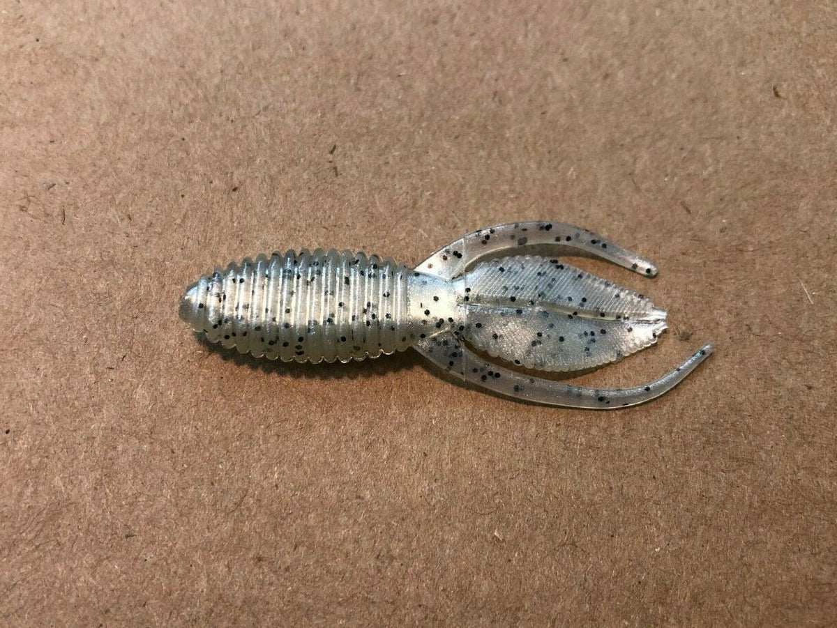 2-Inch Crappie Beaver Tail Soft Plastic Lures 100-Pack for Panfish Fishing