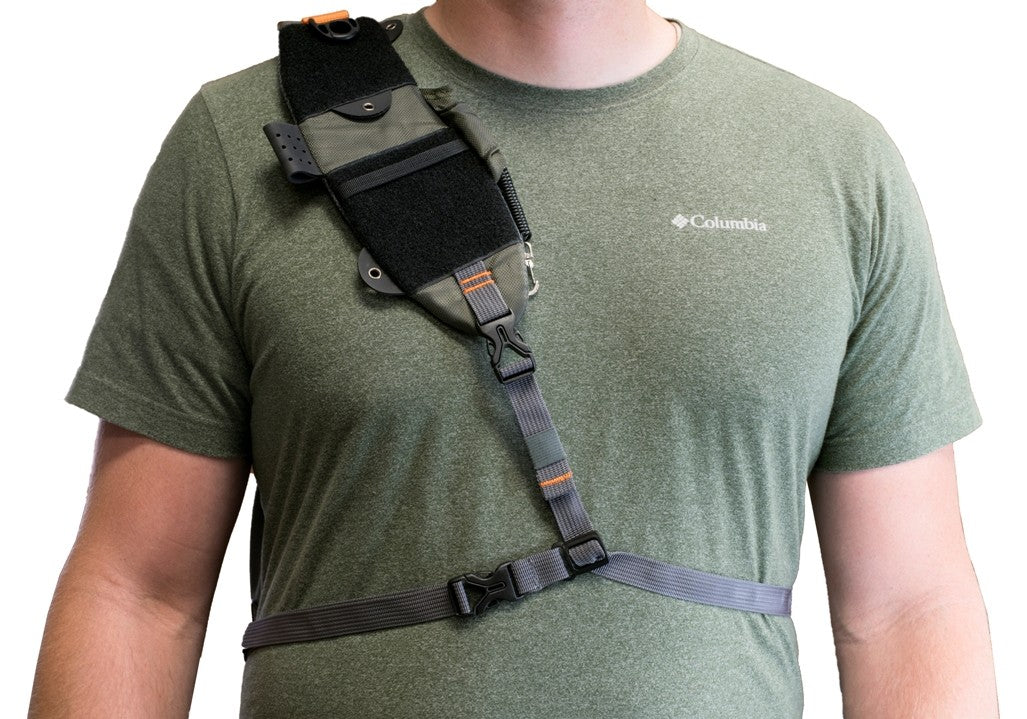 Fly Fishing Sling Pack Backpack with Multiple Pockets & Water-Resist Fabric