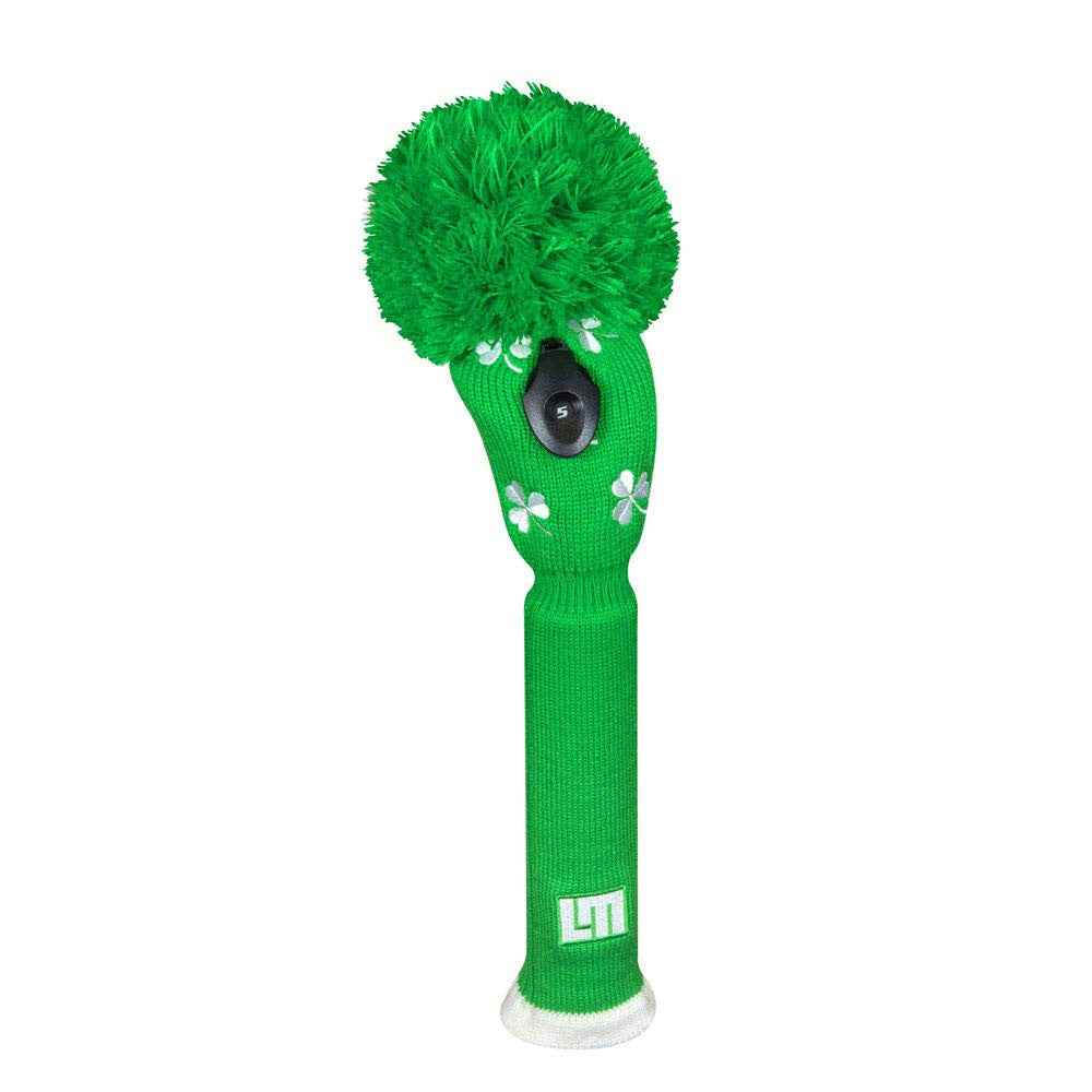 Golf Fairway Headcover - Loudmouth Shamrocks Green Stand-Out Golf Club Cover