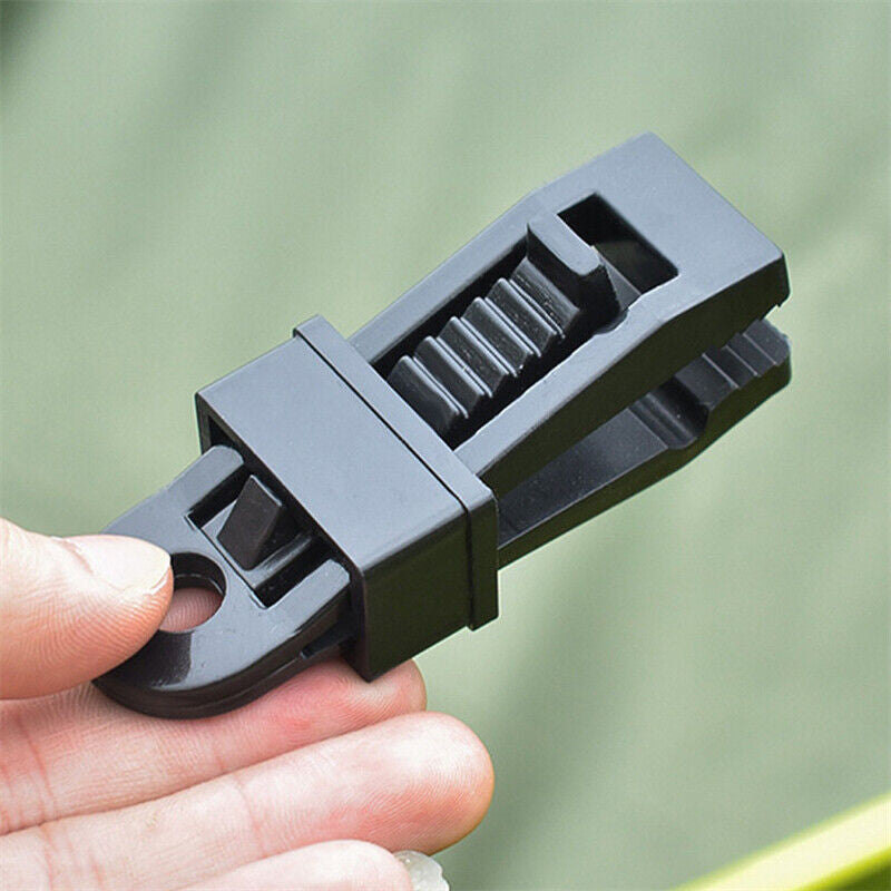 Heavy Duty Adjustable Locking Clips for Tarp Shade Cover Canvas Outdoor Use