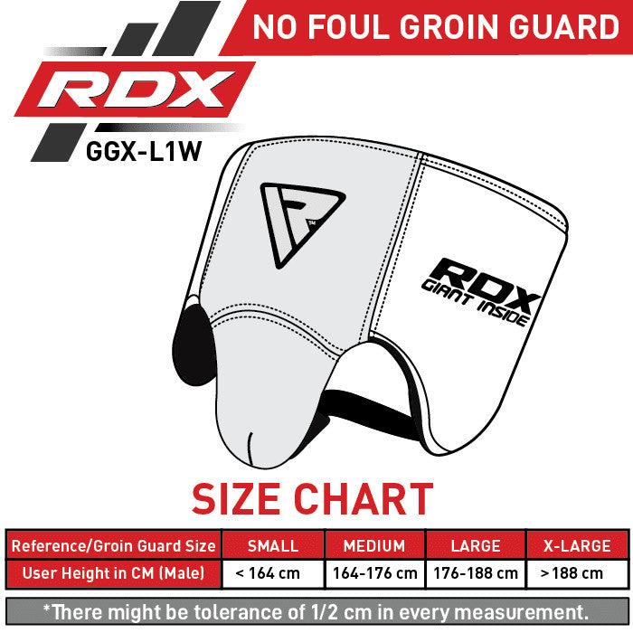 Leather MMA Groin Guard with Shock Absorption and Easy On/Off Closure