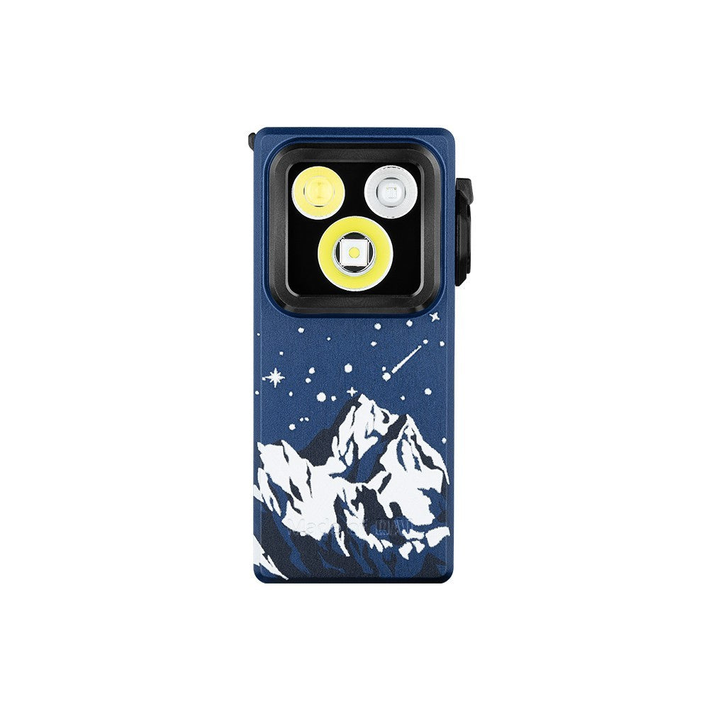 Olight Oclip Ultra Snowy Summit Clip-On Light 530 Lumens Flood Spot UV