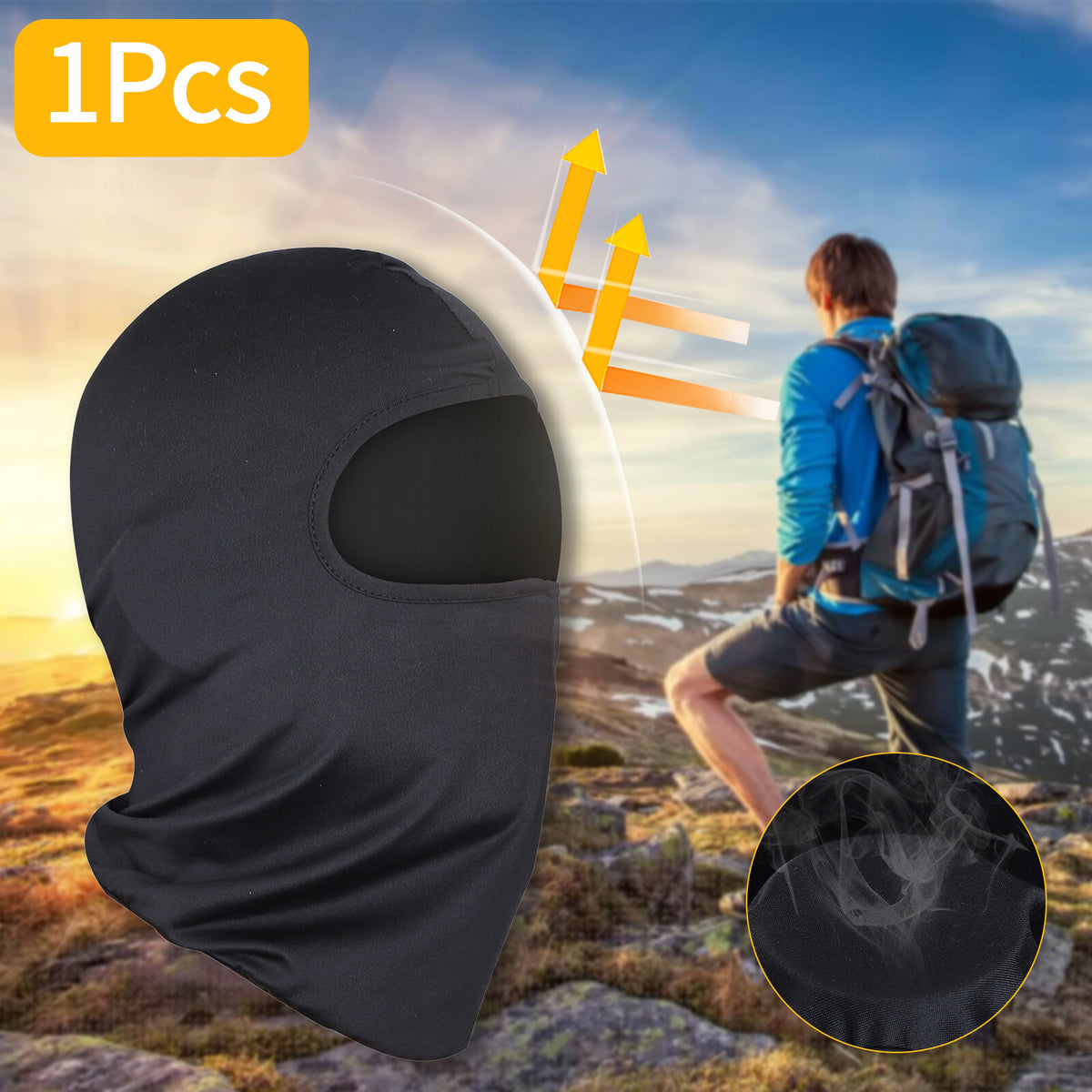 Unisex Full Face Windproof Ski Mask for Outdoor Sports - Multiple Quantities