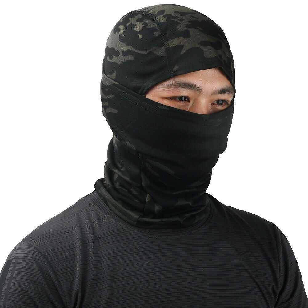 Full Face Tactical Mask UV Protection Military Balaclava for Outdoor Sports