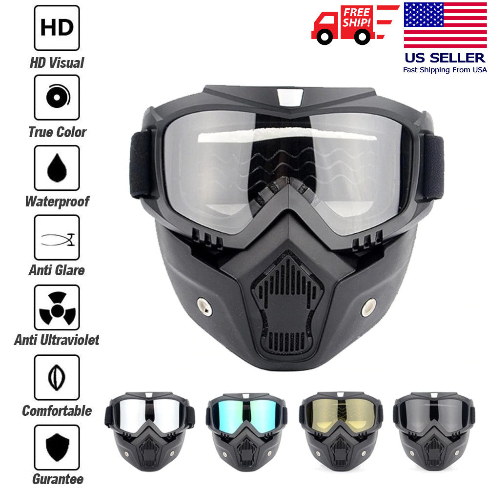 Winter Snow Sport Goggles with UV Protection and Removable Lens for Ski Snowboard Snowmobile