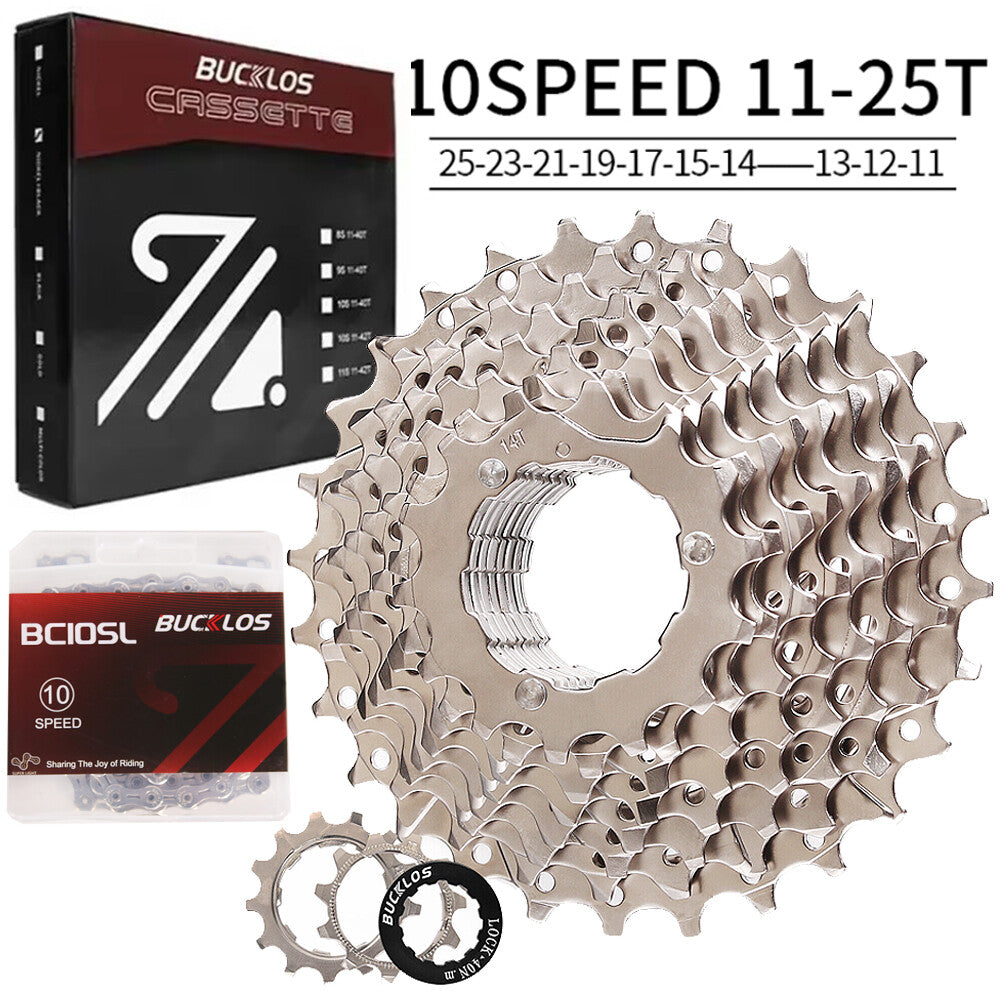 Bike Cassette and Chain Set for Shimano SRAM 8-12 Speed, 11-52T