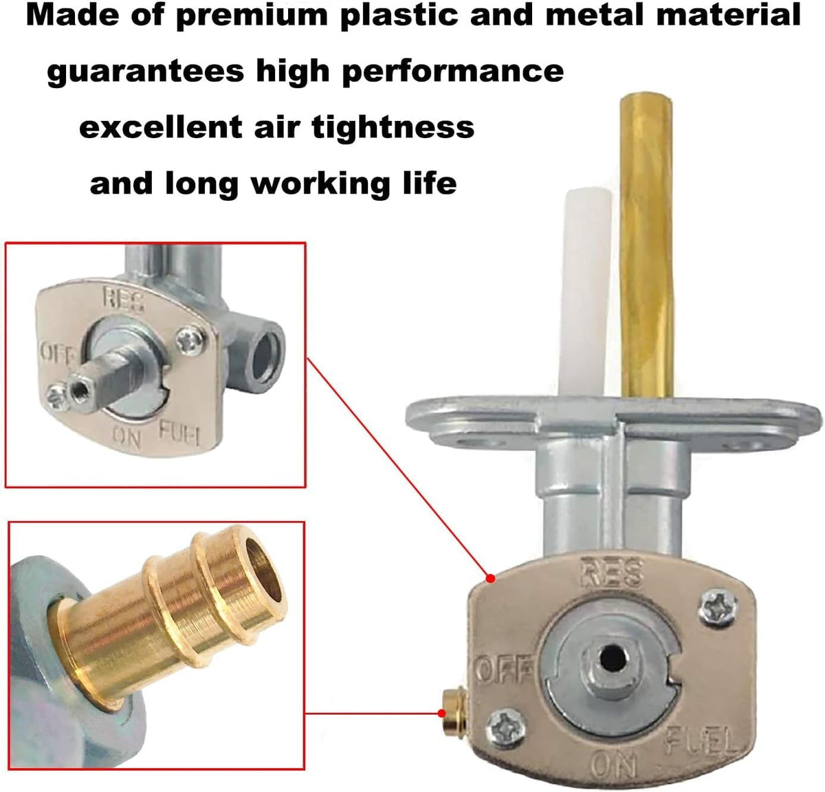 ATV Fuel Valve Petcock Replacement for Arctic Cat 250-500 - High-Quality