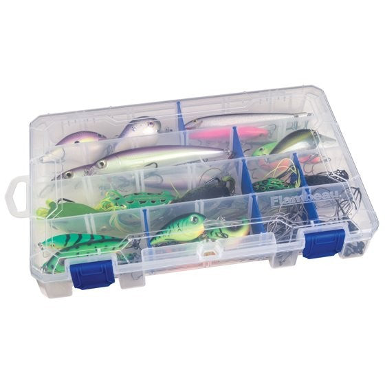 Outdoor Storage Box with Anti-Corrosion Technology, 24 Compartments, Portable Tackle Organizer