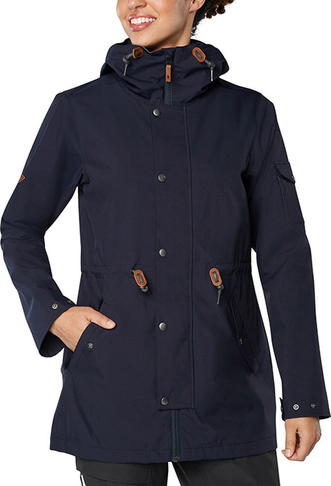 Women's Snowboard Jacket - Waterproof Shell, Night Sky Blue, Medium