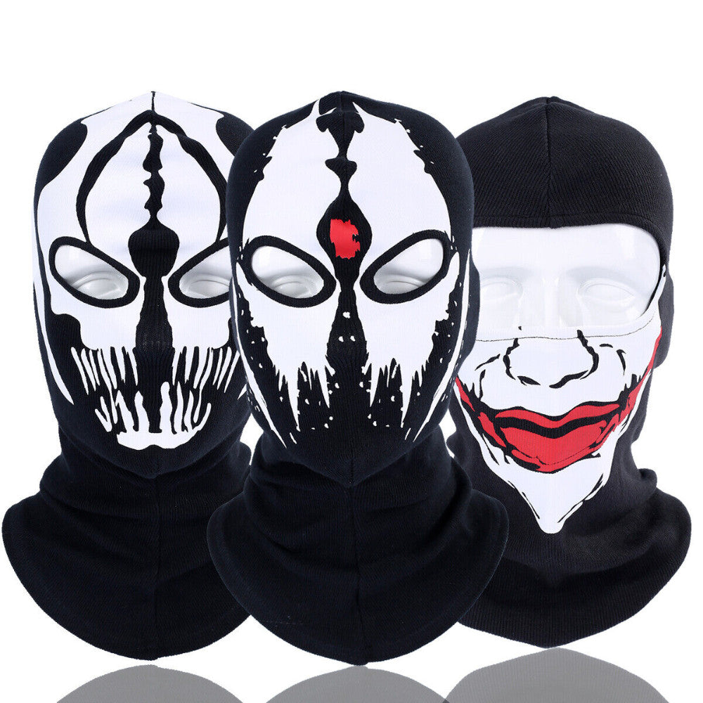 Full Face Mask Scary Cosplay Skull Balaclava for Cycling Skiing Men Women