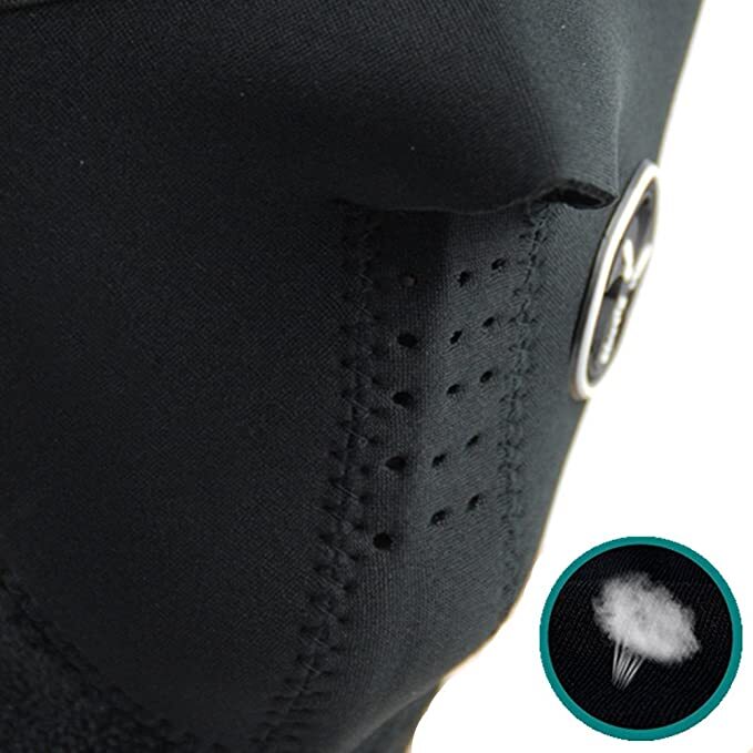 Unisex Winter Half Face Mask Skull Ski Snow Fleece Neck Warmer