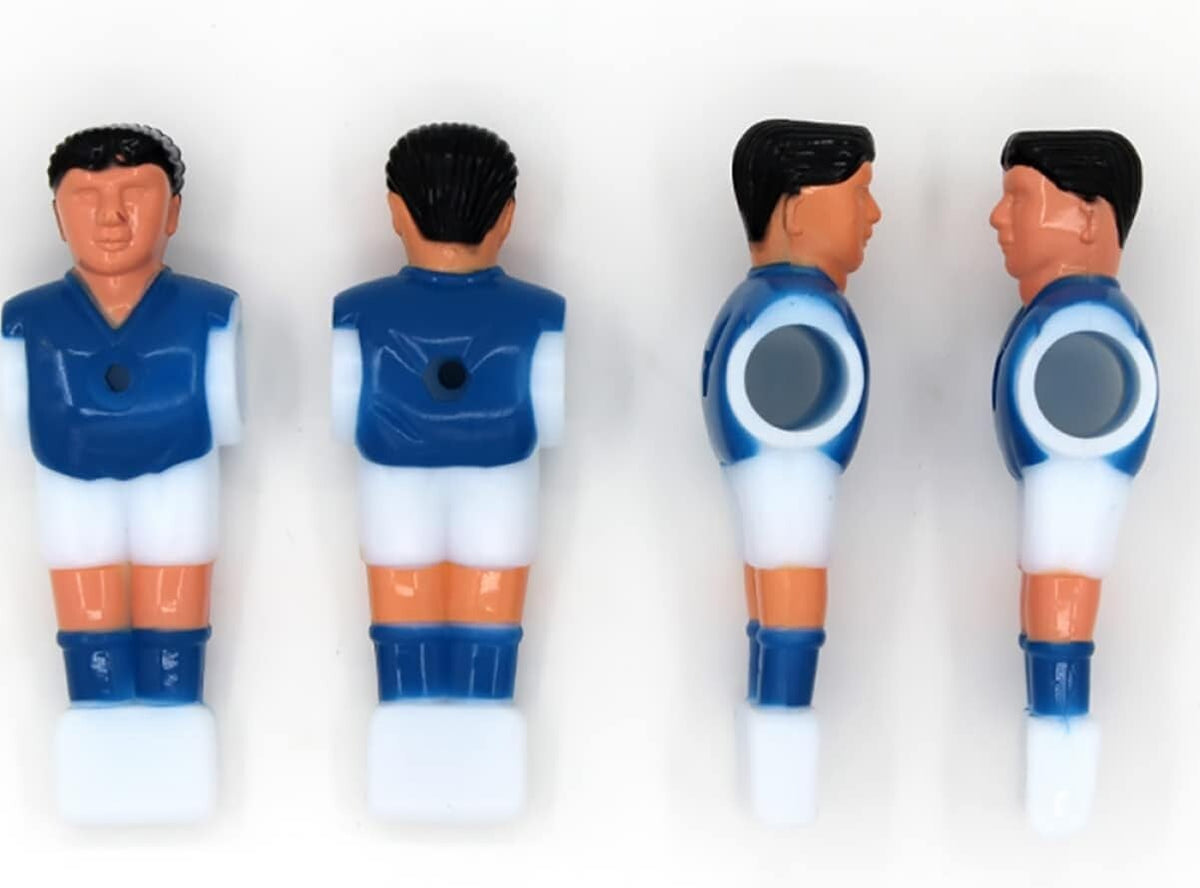 26 Foosball Table Players Set – Red & Blue Replace Your Team Heads