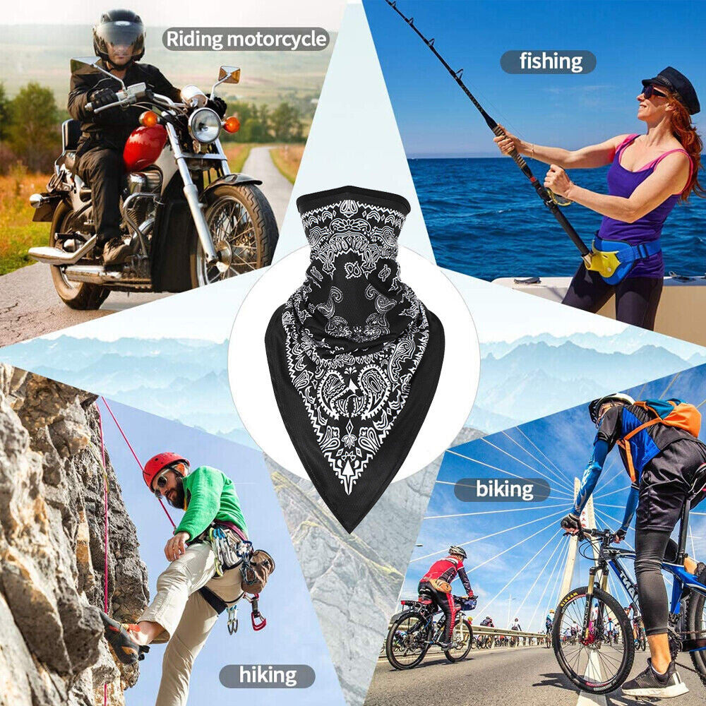 UV Protection Neck Gaiter Tube Face Mask Bandana for Sports Cycling Outdoor