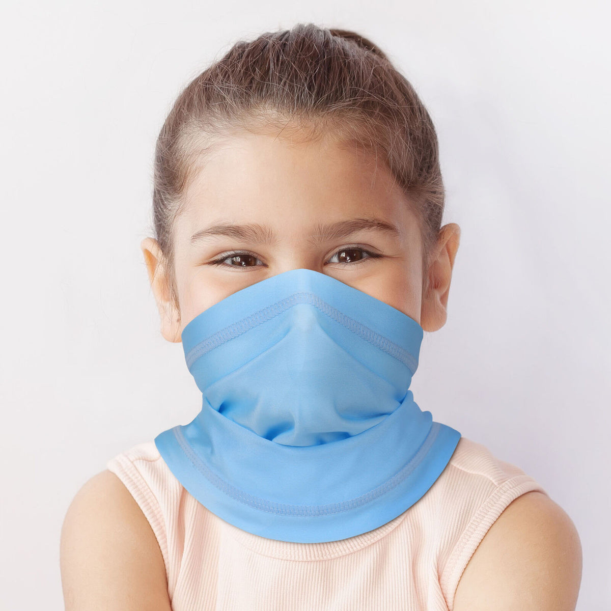 Kids UV Protection Breathable Neck Gaiter Face Mask Scarf Balaclava