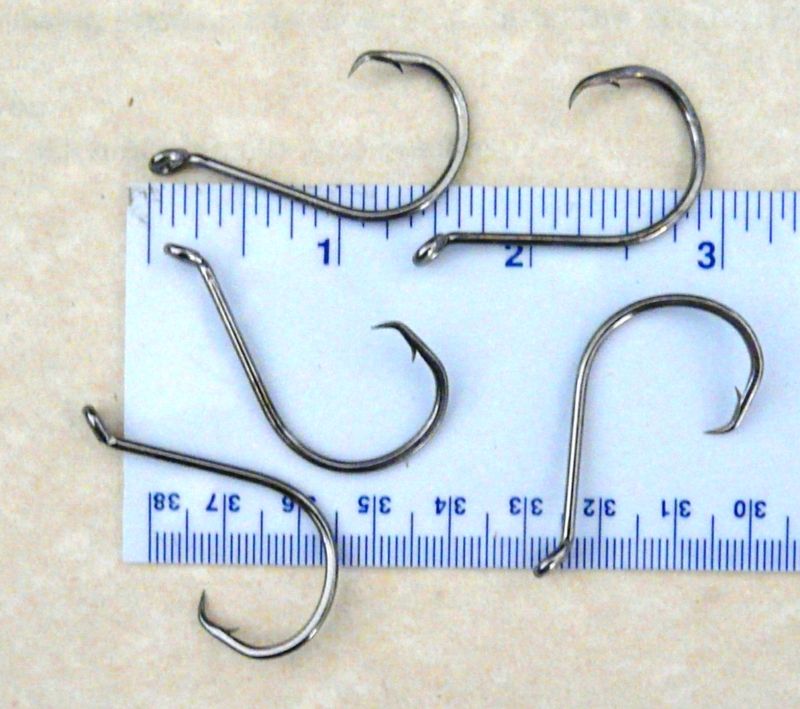 Fishing Hooks 5/0 Size 2X Offset Circle Hooks Bulk Pack of 1000