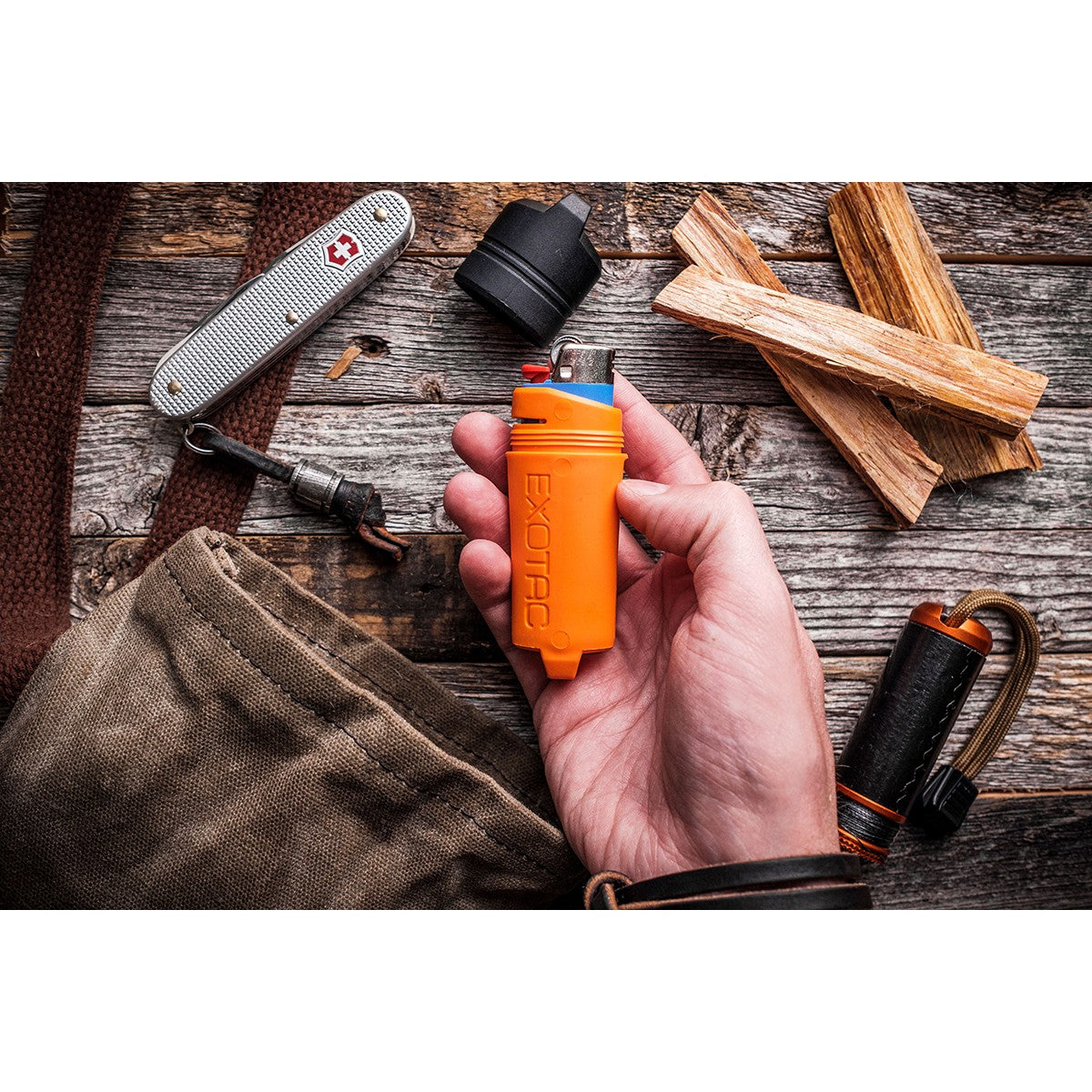 Waterproof Lighter Case for Outdoor Survival and Camping