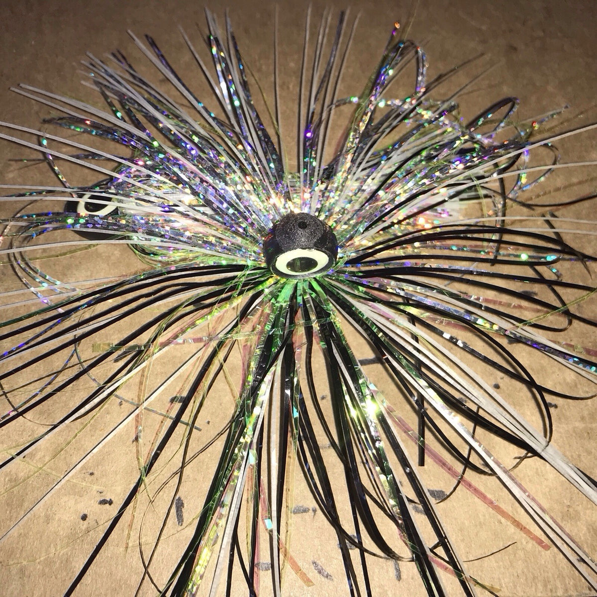 Big Eyes Salmon Trolling Flies Pack of 2 - 4 Inch Rigged Saltwater Lures