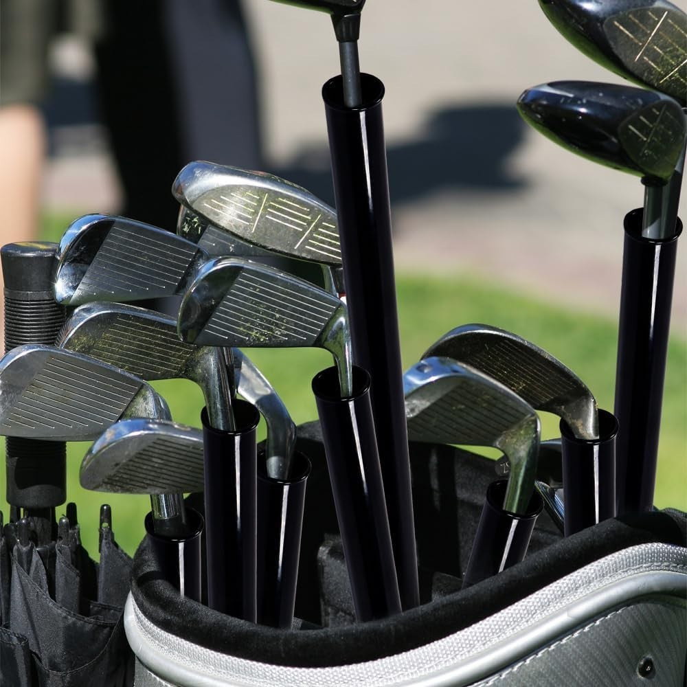 Golf Club Tube Organizer Set - 14pcs 34-inch Plastic Dividers with 1.25" & 1.5" Inner Diameter