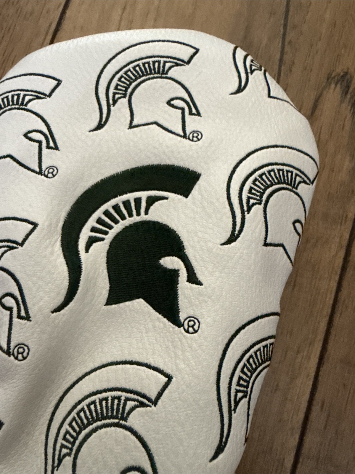 Golf Headcover for Fairway Wood - Michigan State Spartans Sparty Helmet Style