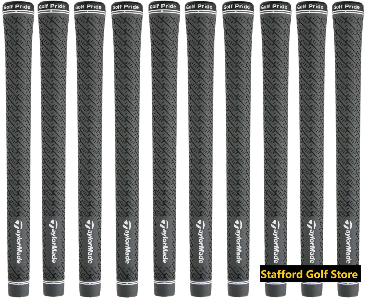 Golf Grip Set of 5-8 Pairs TaylorMade Z-Grip Standard Golf Club Grips Gray Black