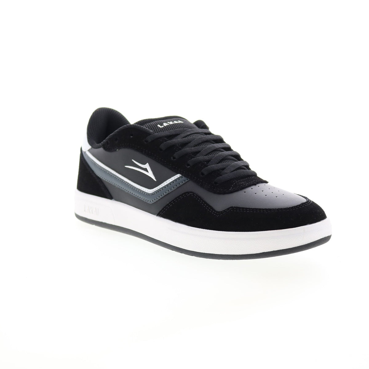 Mens Black Suede Skate-Inspired Sneakers - Lakai Terrace Model